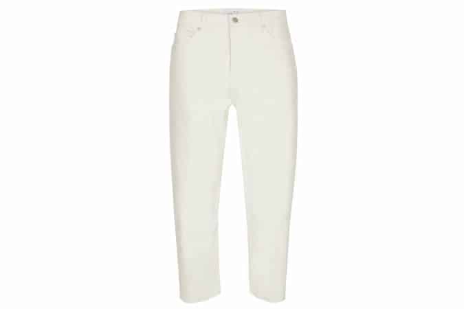 Topman LTD White Slim Raw Edge Jeans