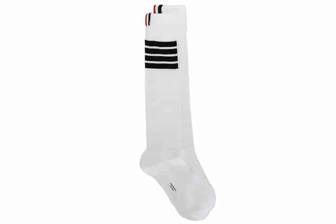 Thom Browne Tennis Collection Over-Calf Sock