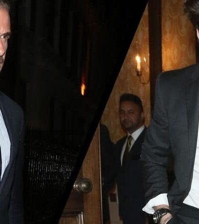 David and Brooklyn Beckham: Different Suits Showdown