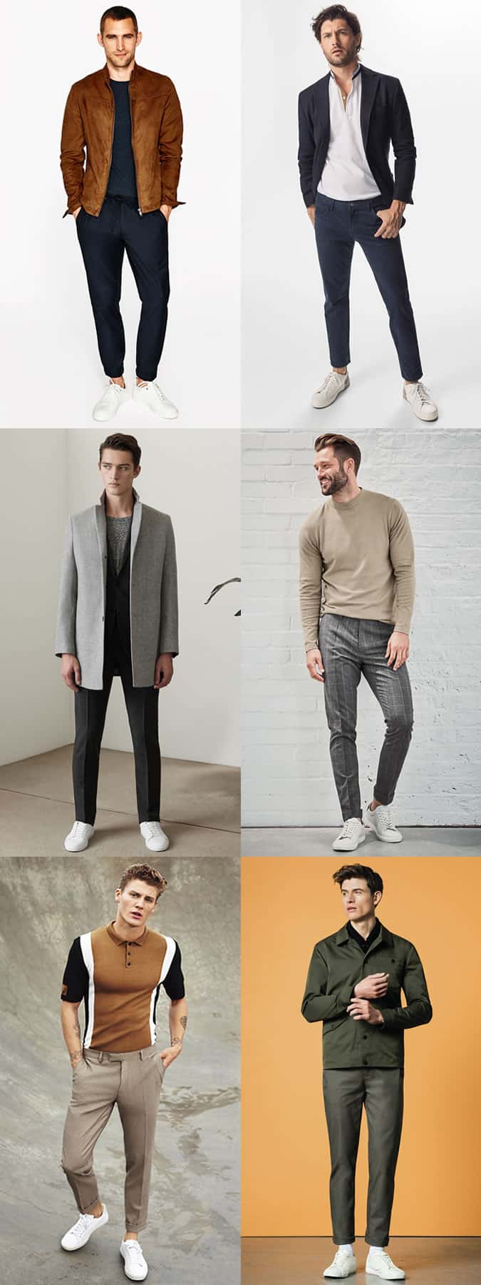 what to wear with white trainers