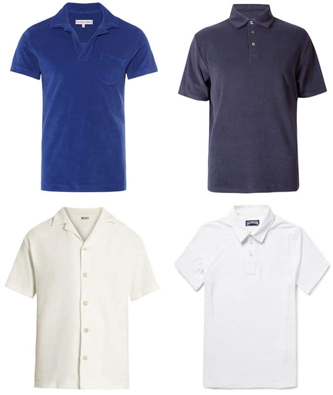 best terry towelling shirts