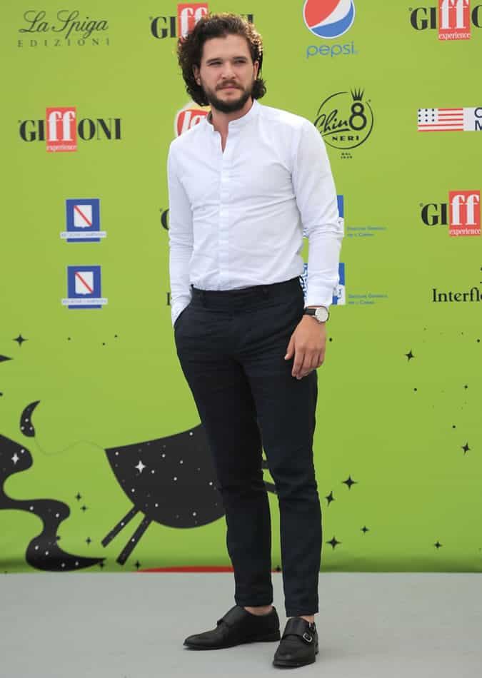 Kit Harington Style - Black and White outfit