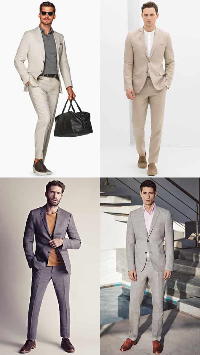 the best linen suits for men
