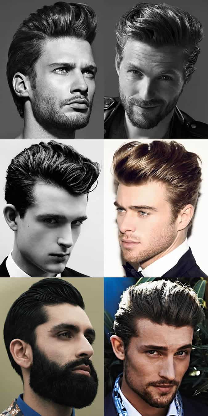 classic pompadour hairstyles for men