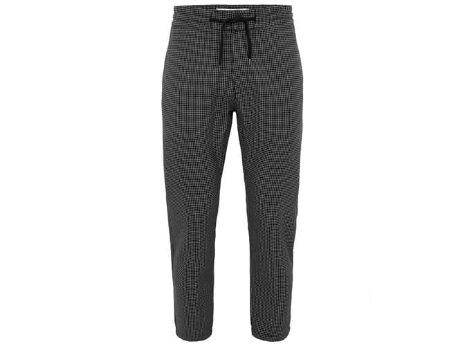 Topman Black Grid Check Joggers