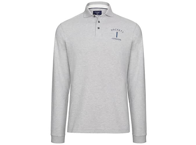 Hackett London Mr Classic Long Sleeve Polo