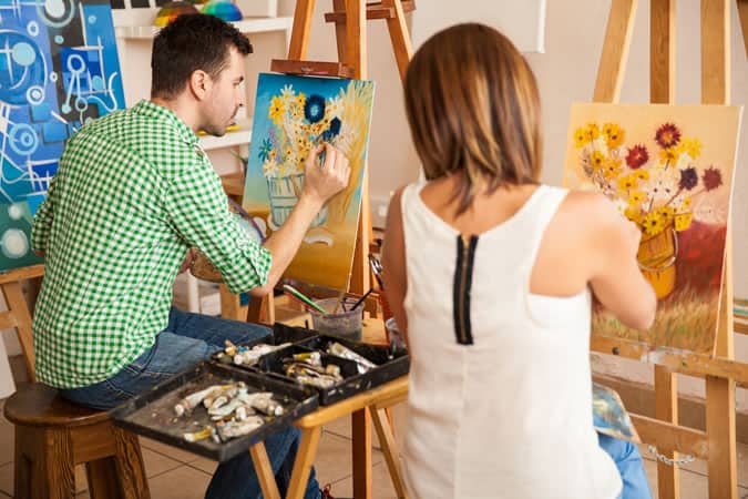 Couple Painting