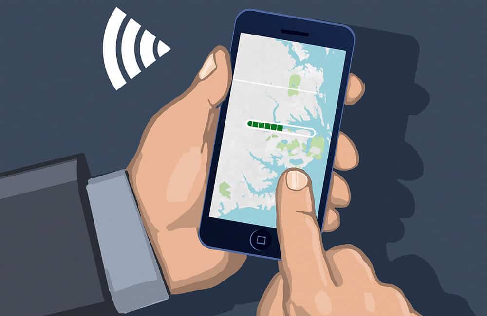 Download a map of your destination before you travel