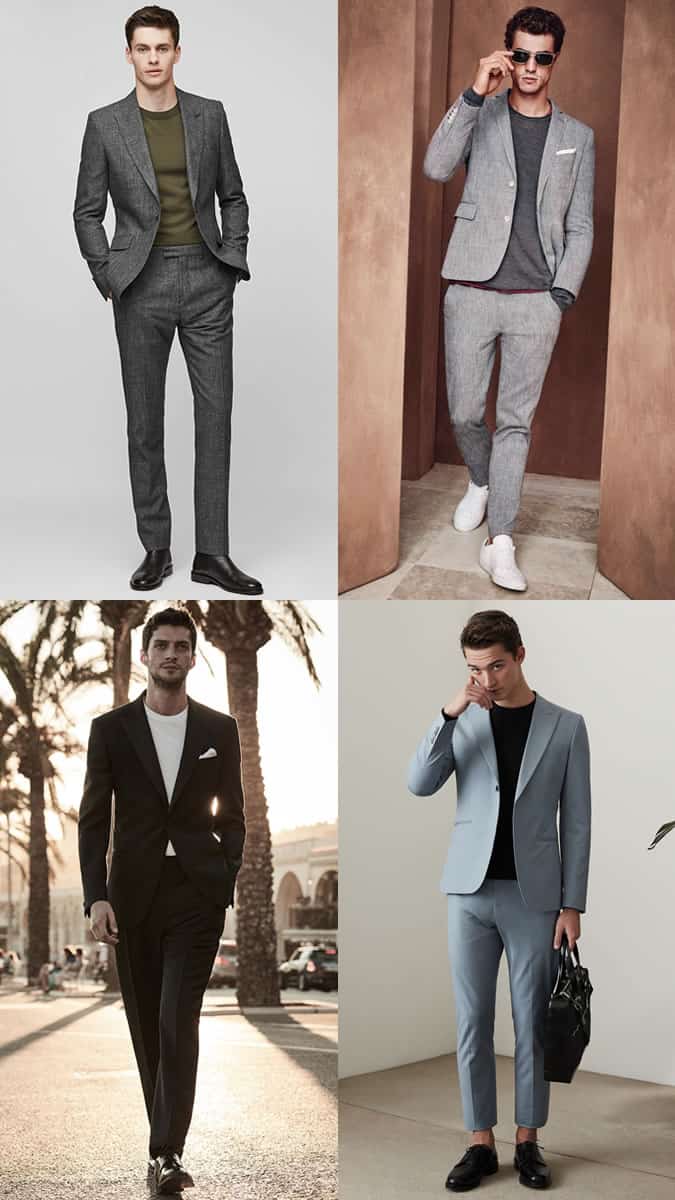 The best ways to wear t-shirts with suits