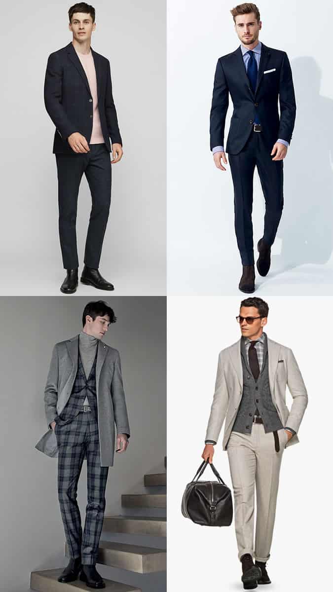 How to wear boots with a suit