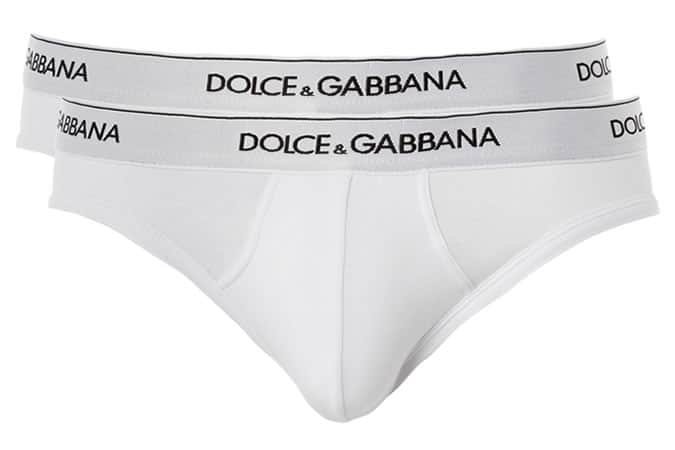 Dolce & Gabbana White Stretch Cotton Briefs