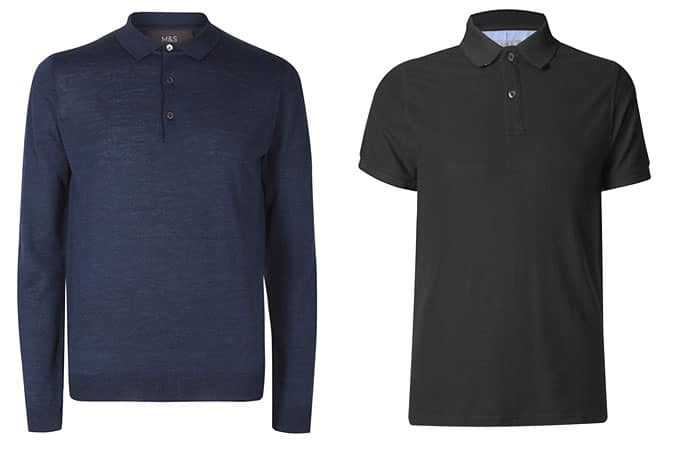 Men's Polo Shirts - M&S