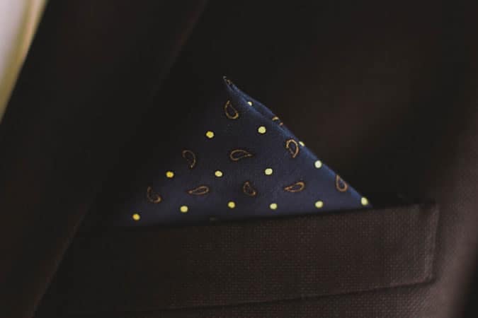 The One Point Pocket Square Fold