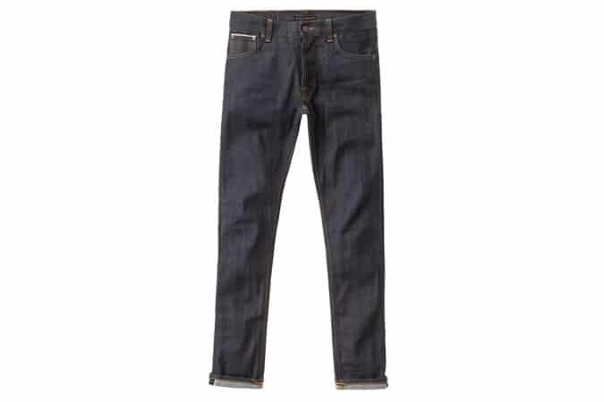 Nudie Jeans Tilted Tor Dry Flat Selvedge Denim Jeans
