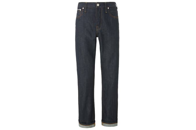 JOHN LEWIS & Co. Unwashed Selvedge Denim Jeans, Blue