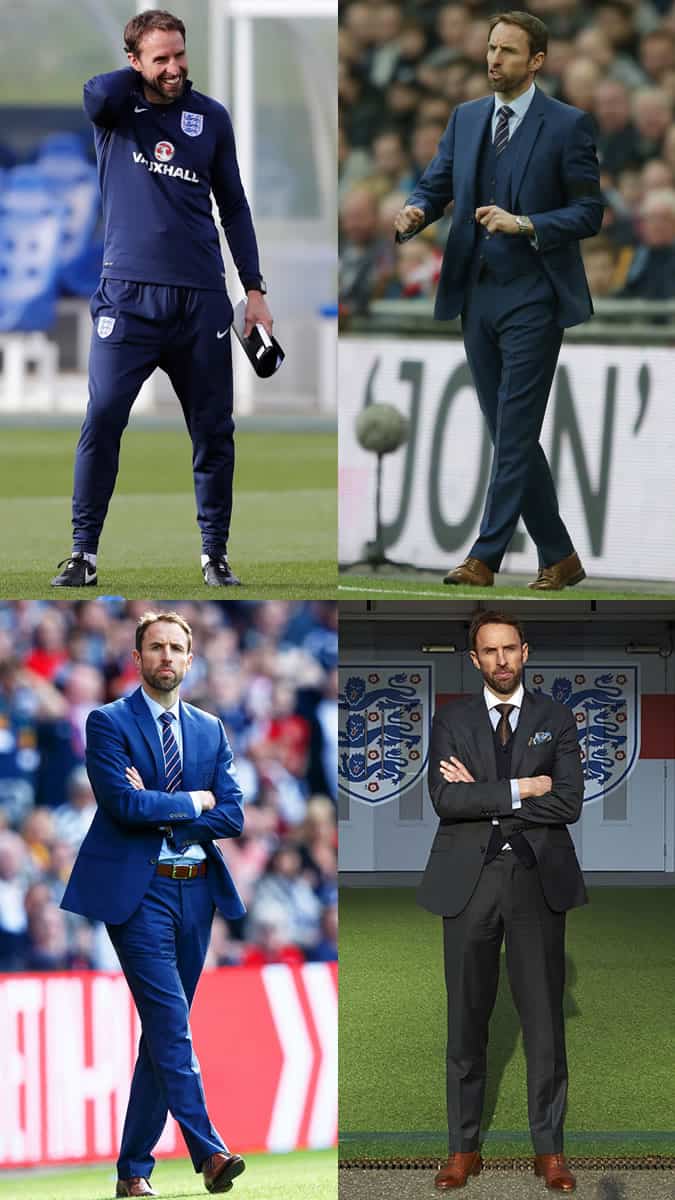 Gareth Southgate's suits and style