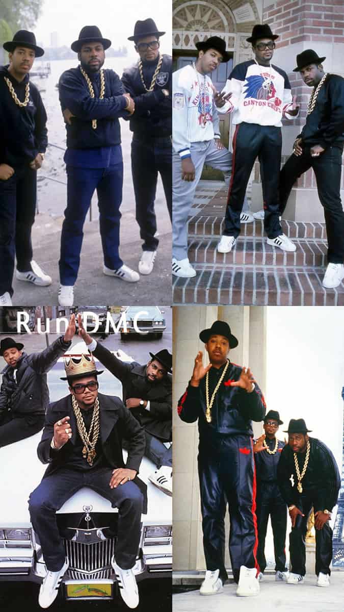 Run-D.M.C.'s hip-hop style and sneakers