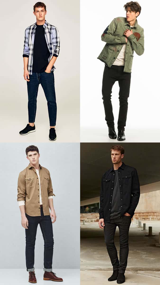 Men's Overshirt Outfit Inspiration Lookbook