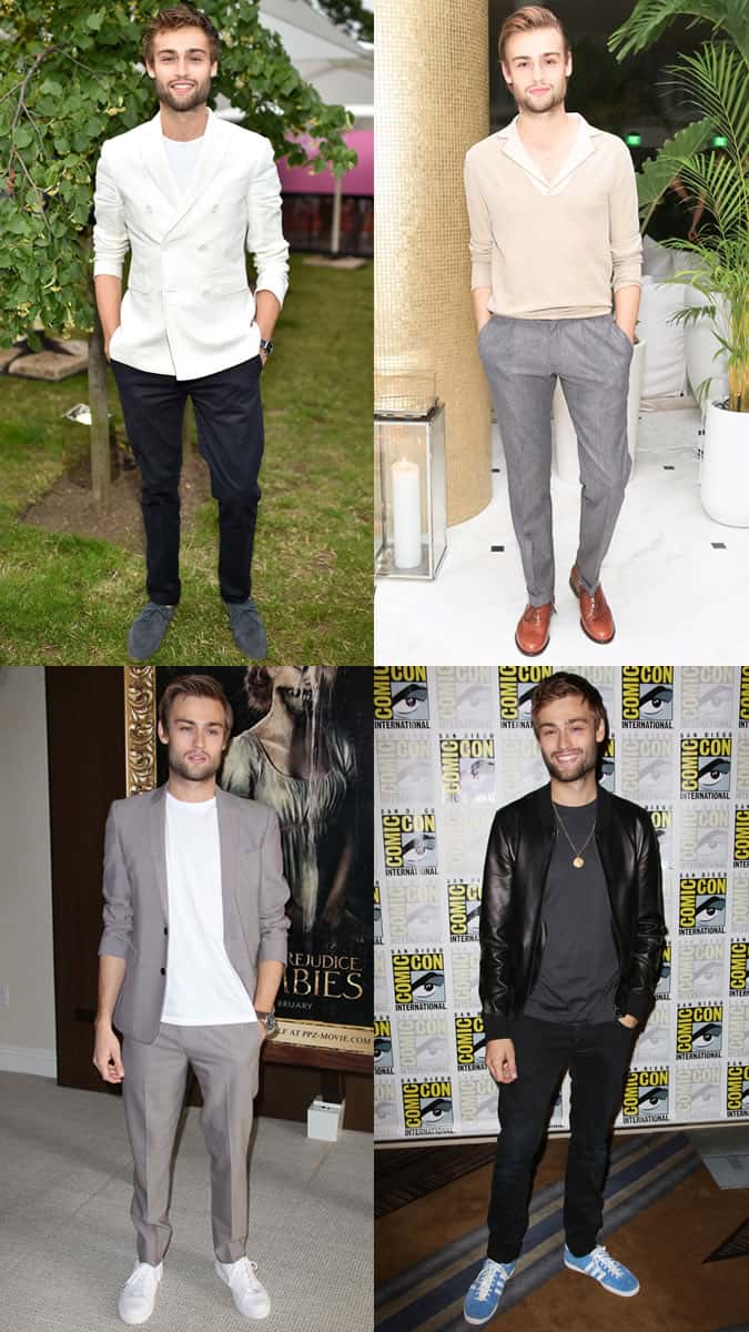 Douglas Booth style lookbook