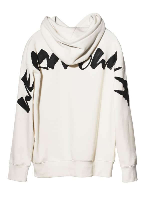 the weeknd h&m white hoodie