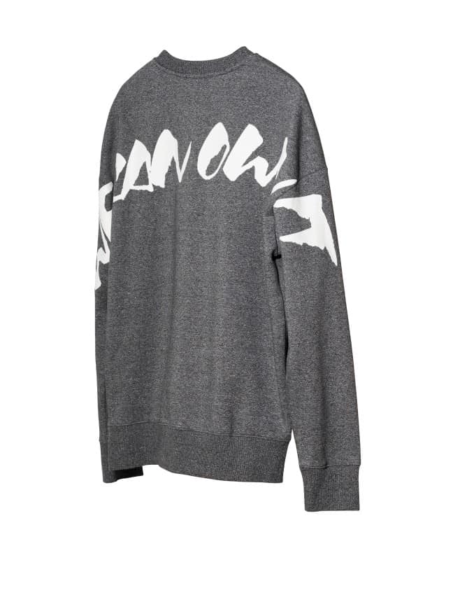 the weeknd h&m grey sweatshirt