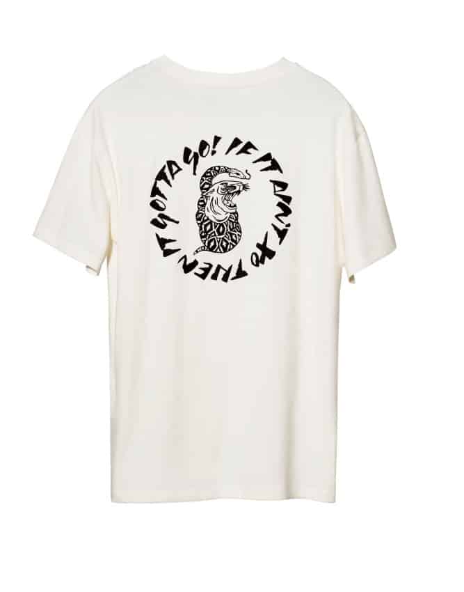the weeknd h&m white t-shirt