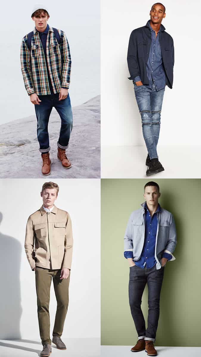 how to layer shirts with overshirts in autumn