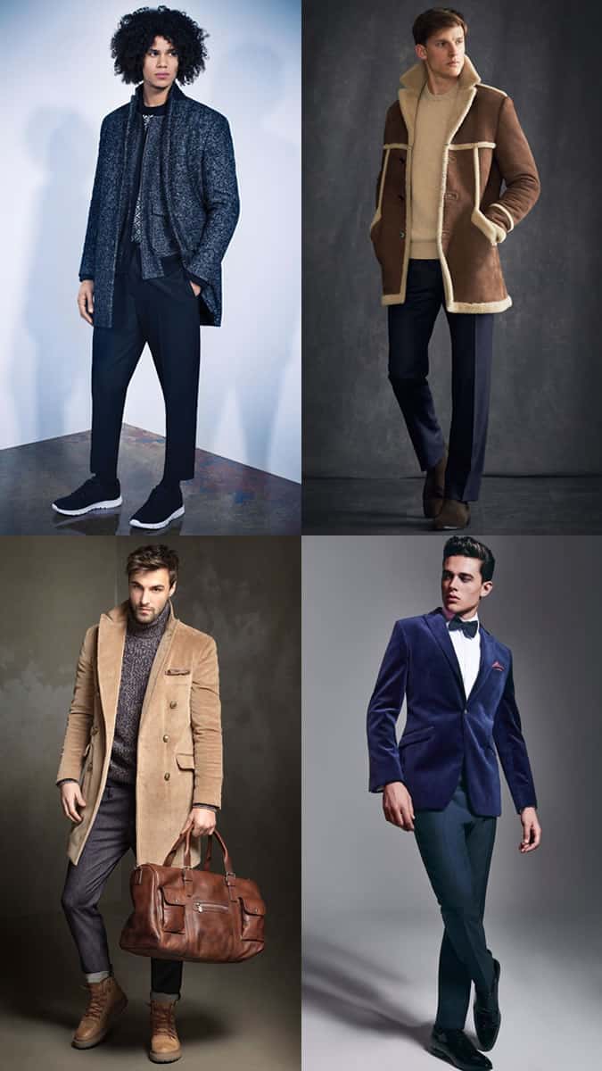 How to wear velvet, corduroy, herringbone wool and shearling