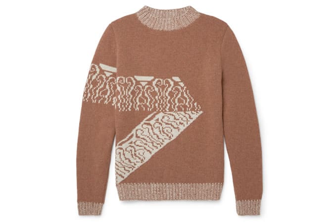 APC Jacquard-Knit Wool Sweater