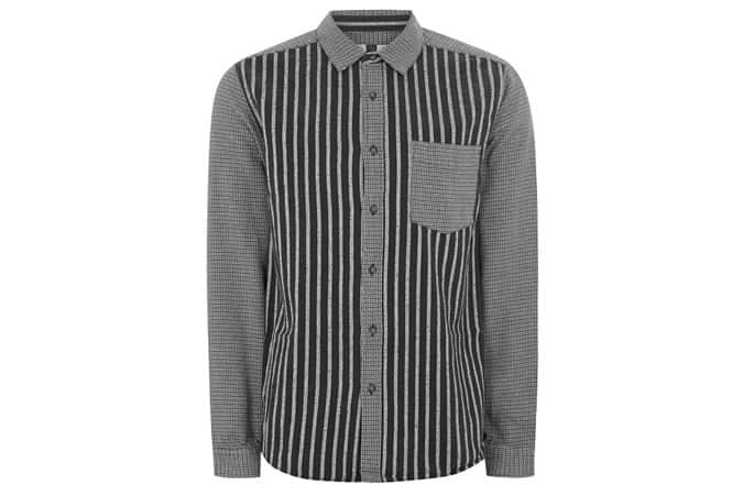 Topman Black Stripe Overshirt