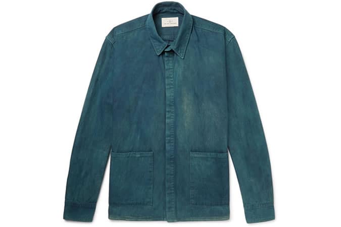 The Lost Explorer Hemp And Cotton-Blend Chambray Shirt
