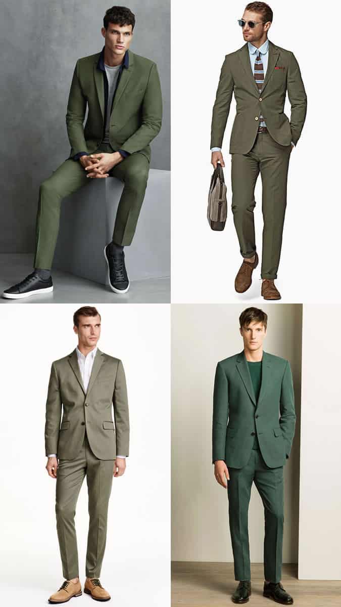 how to wear green tailoring