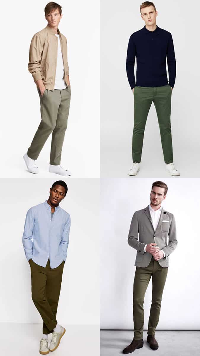 how to wear green trousers