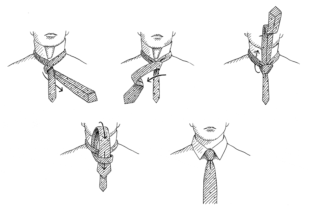 How To Tie A Four-In-Hand Tie Knot