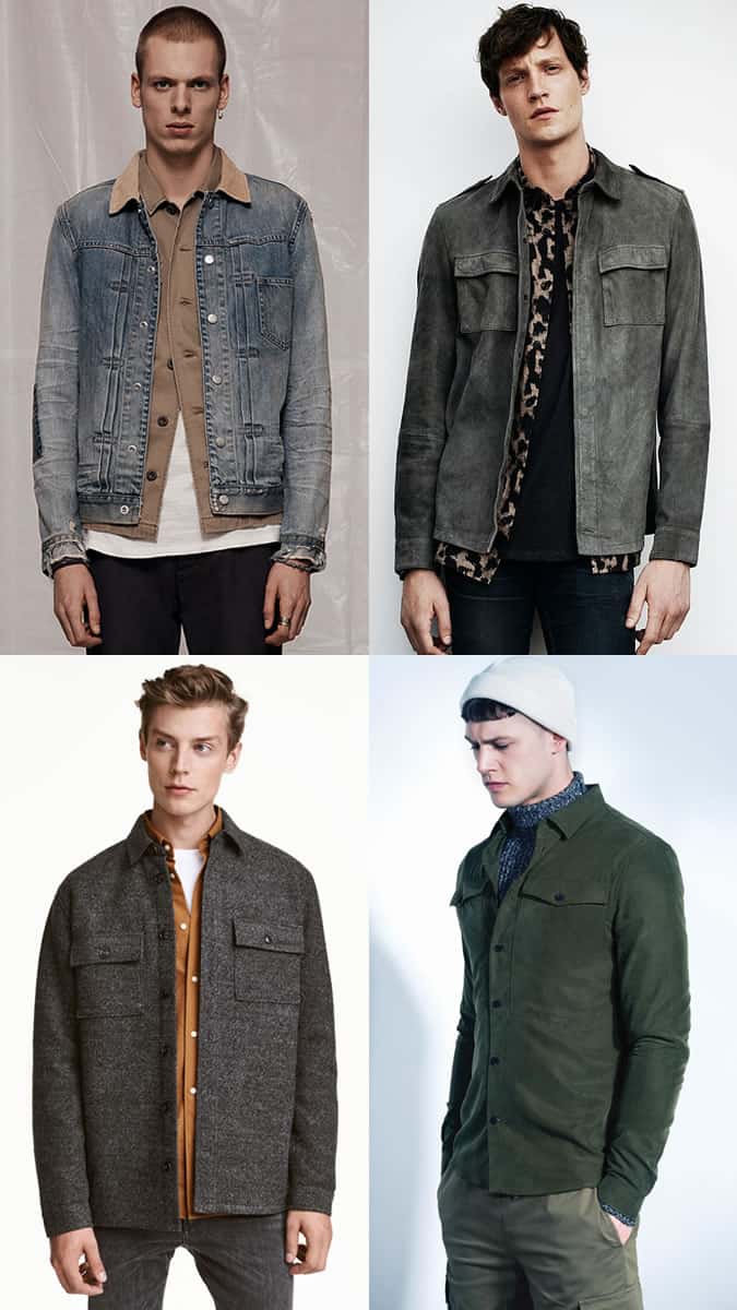 How to wear a shacket or overshirt in fall and winter