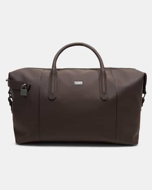 Rubber leather holdall