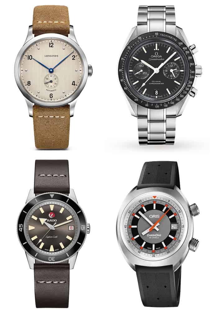 Retro reissue men's watches