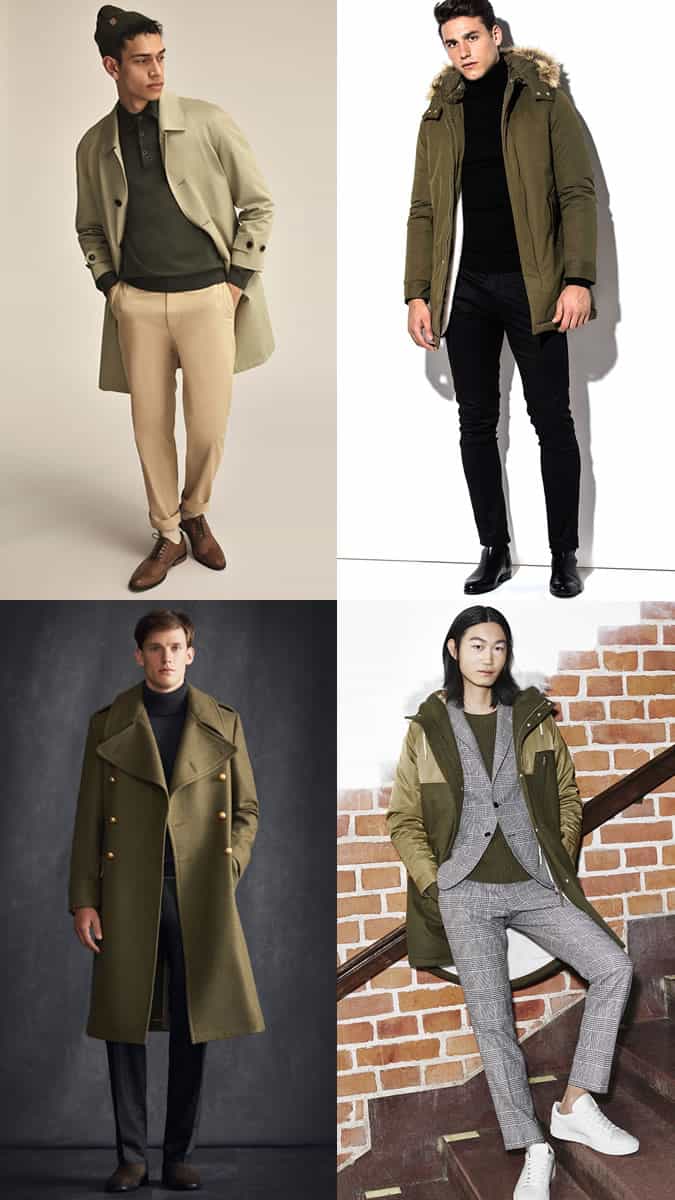 the best men's fashion trends for winter 2017 - moss green colours