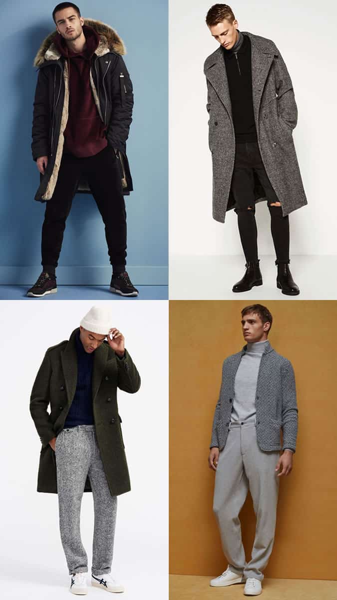 How to wear the oversized coats and wide-leg trousers trend