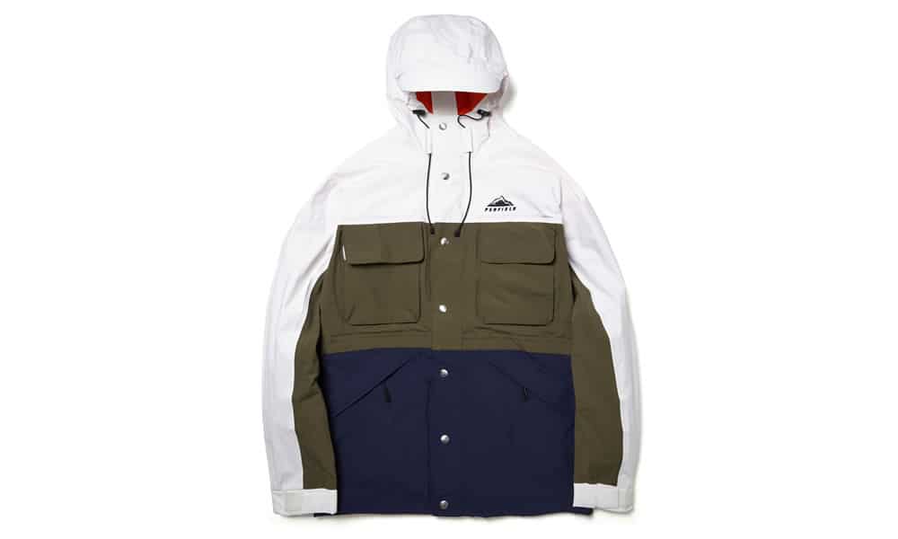 Penfield Greylock Colourblock In White