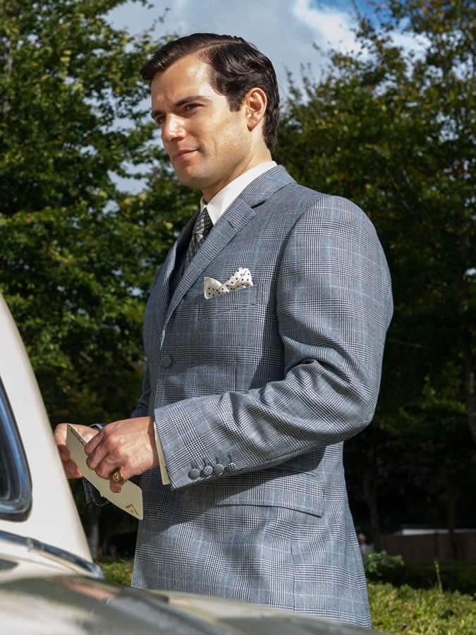 Henry Cavill as Napoleon Solo in The Man From UNCLE