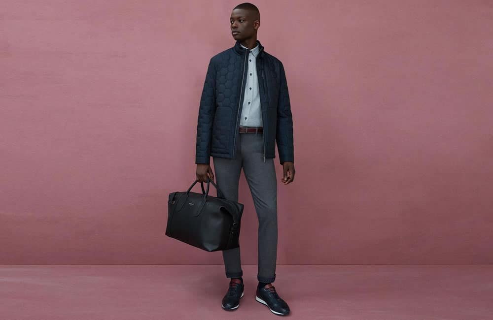 Ted Baker quilted jacket and tailoring