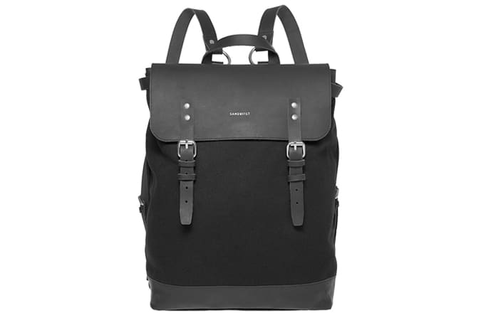 Sandqvist Hege Grand Canvas Backpack, Black