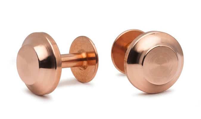 Edward copper cufflinks