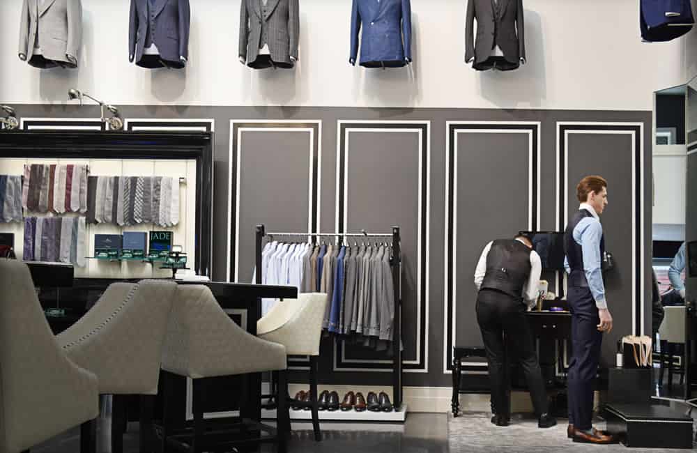 Michael Andrews bespoke suit service