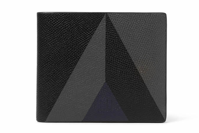 DUNHILL Cadogan Marquetry Full-Grain Leather Billfold Wallet