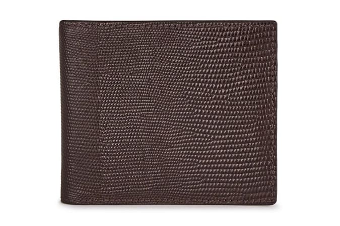 BISHOP LEATHER WALLET DARK BROWN