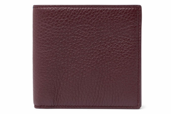 SMYTHSON Burlington Full-Grain Leather Billfold Wallet