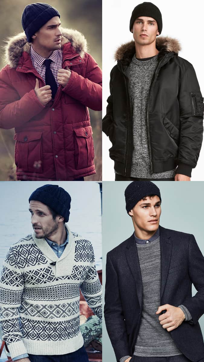 How to wear a beanie hat in winter