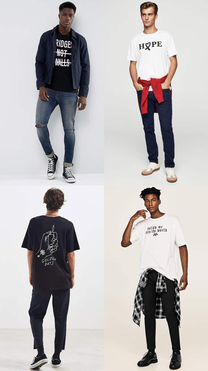 How to wear slogan t-shirts in a stylish way
